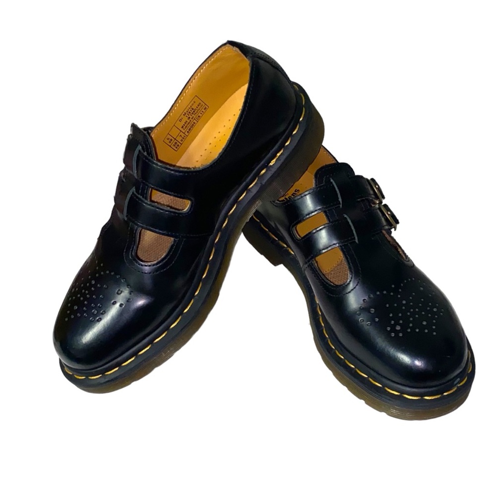 Womens LIKE NEW Dr. Martens 8065 Mary Jane Casual Shoe - Black - Picture 8 of 12